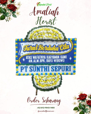 Papan Bunga Duka di Temuwuh