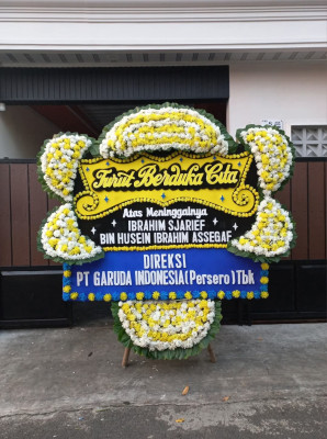 Papan Bunga Duka di Temuwuh